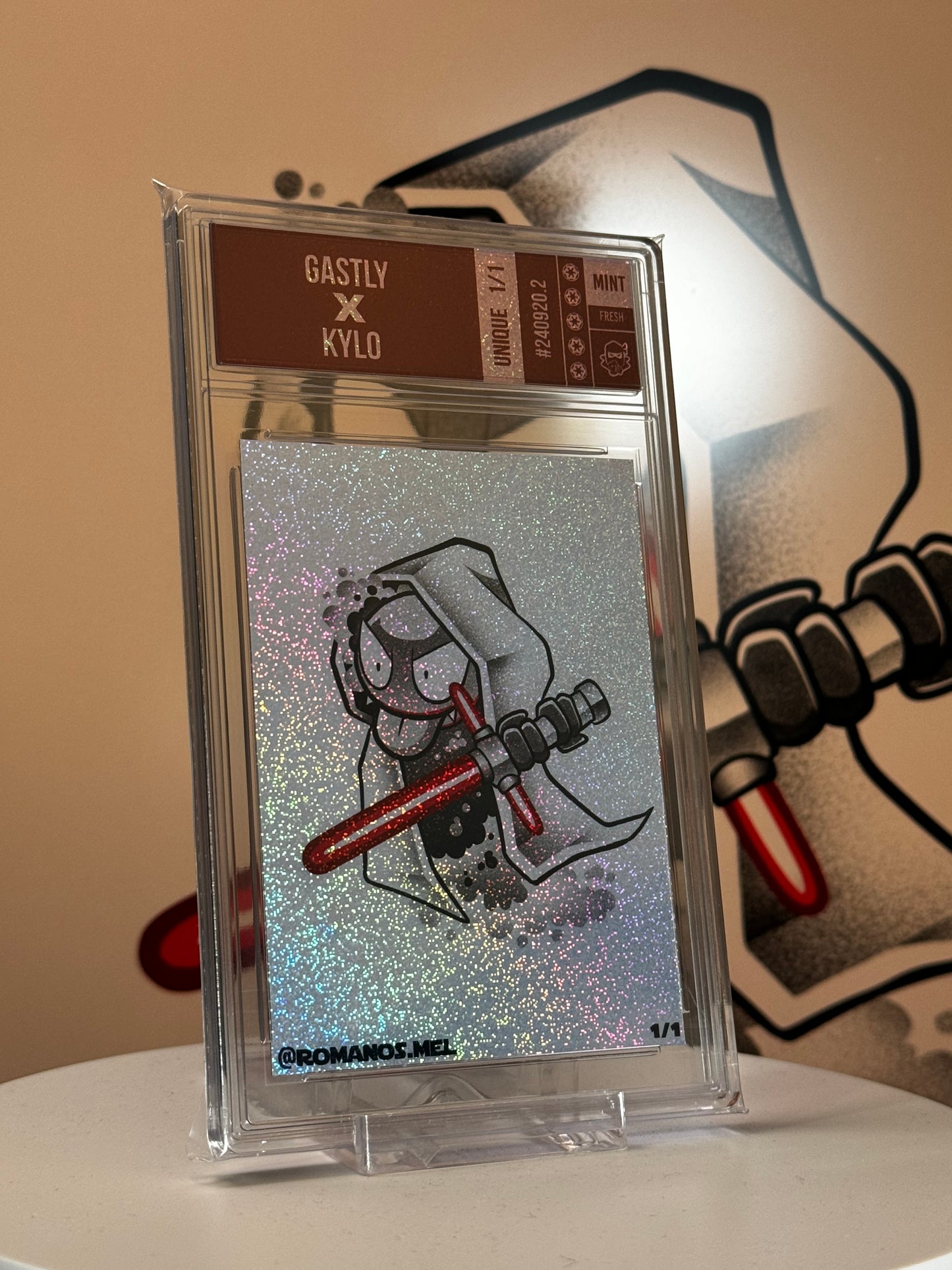 Gastly X Kylo - Pokewars Series 1 - Glitter Refractor 1/1