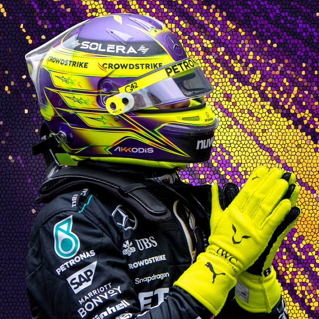 Lewis Hamilton "Let us pray" - IV5 - Stained Glass