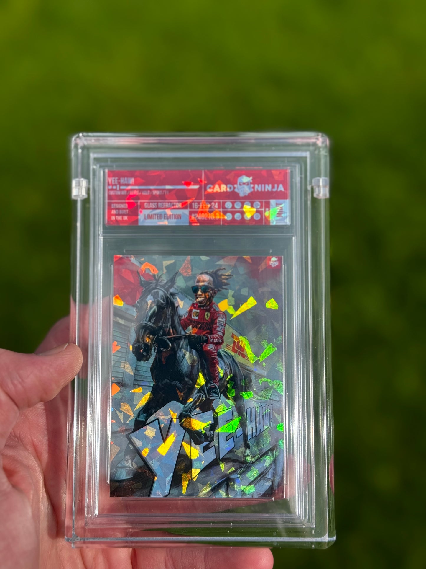 Lewis "Yeehaw" Glass/Ice refractor /5 (no case)