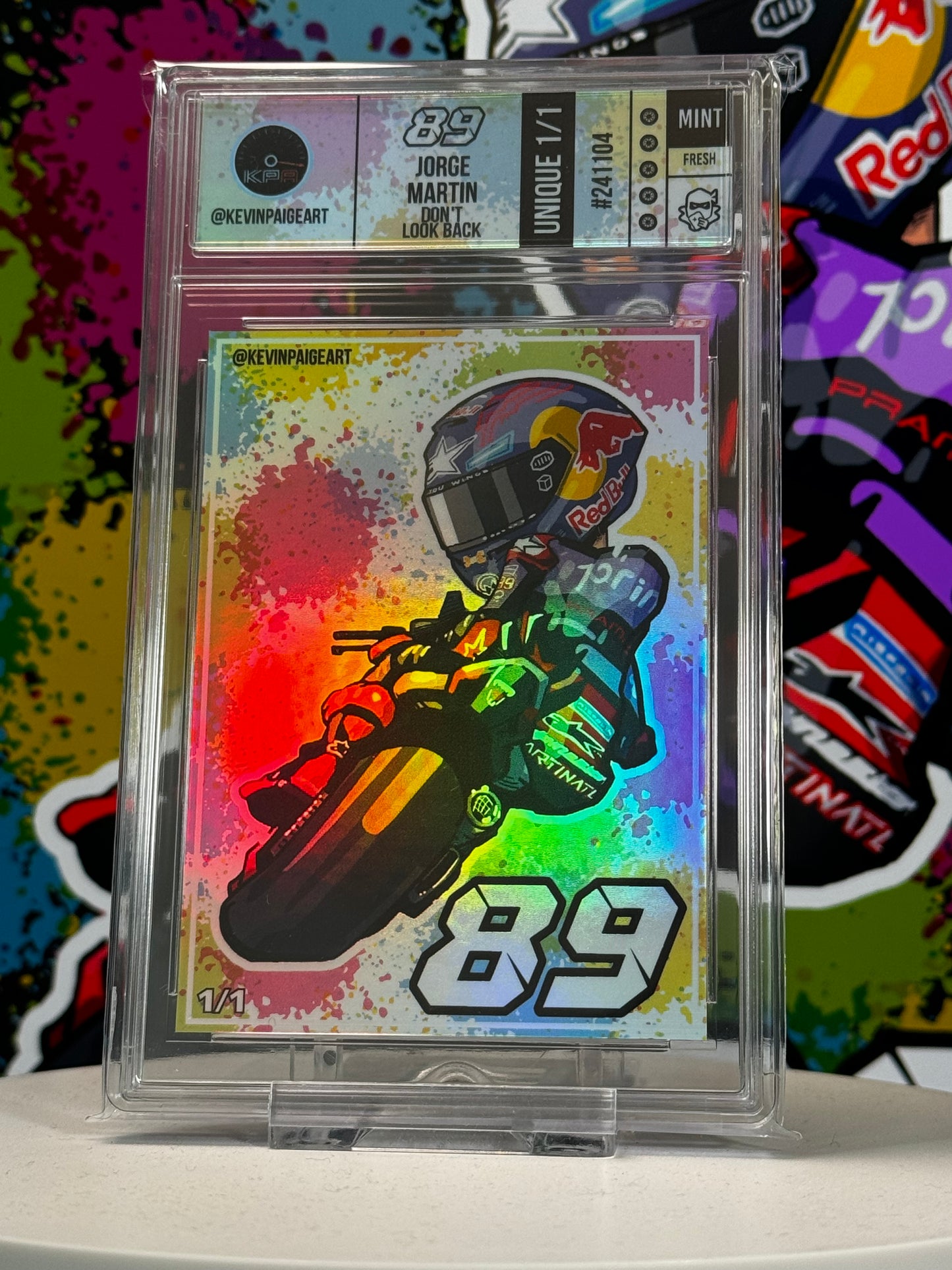 Don’t look back - Unique 1/1 Splatter Refractor