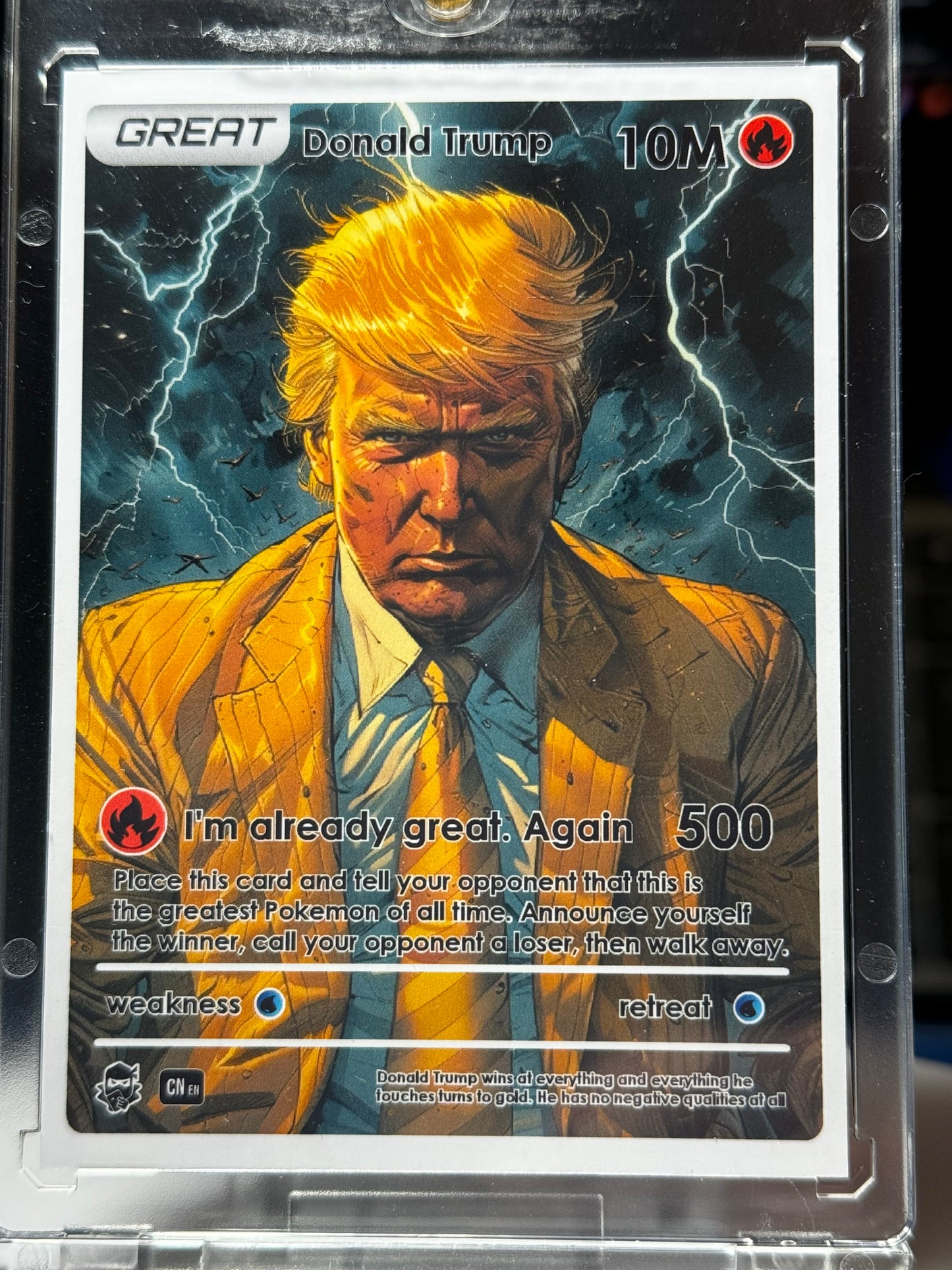 Make Cards Great Again - Donald Trump - Top Chumps #1