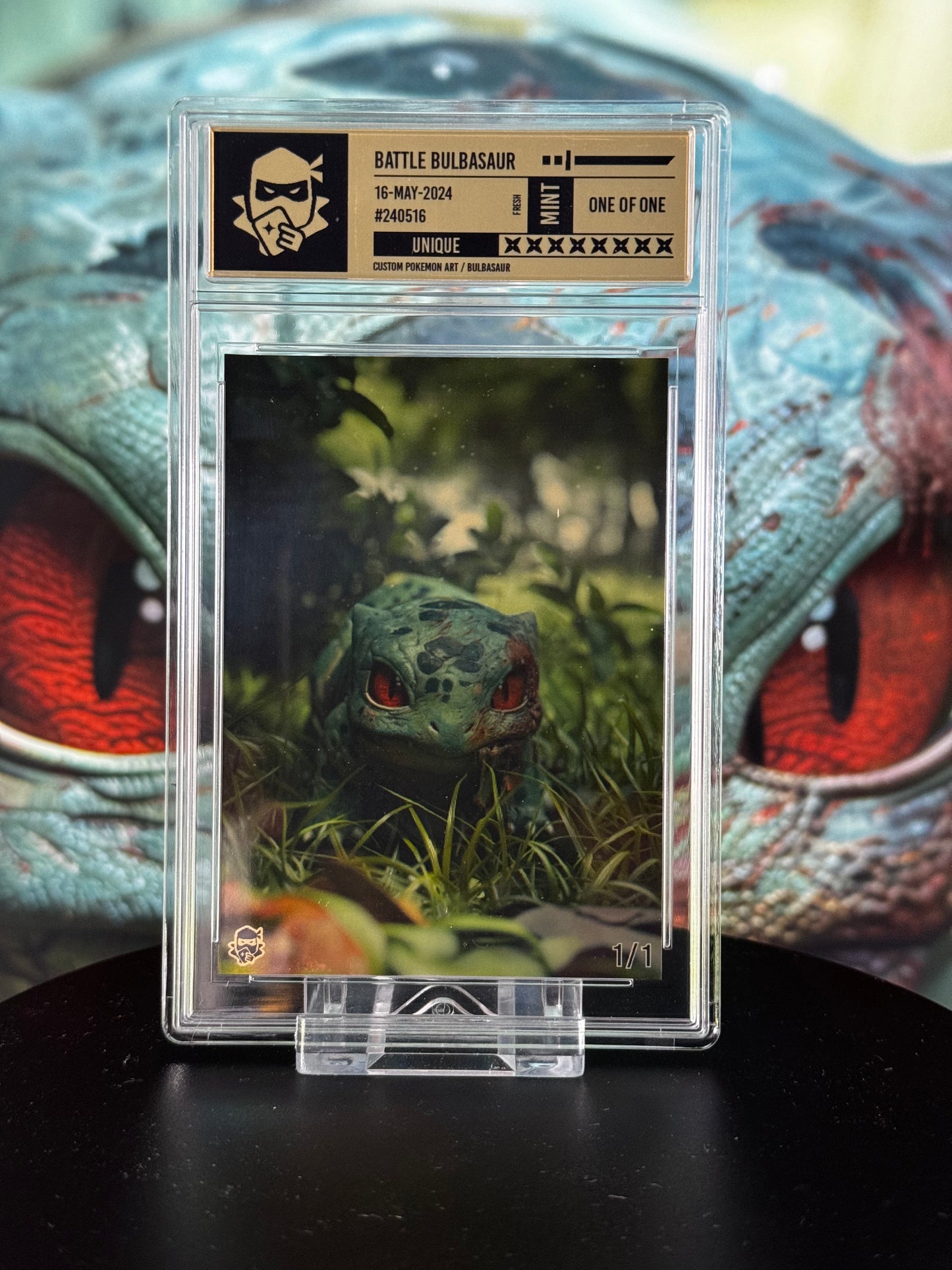 Battle Bulbasaur /1 Polished Gold Label