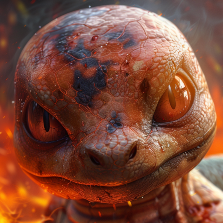 Battle Charmander /1 Brushed Gold Label