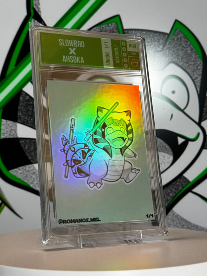 Slowbro X Ahsoka - Pokewars Series 1 - Colored Refractor 1/1