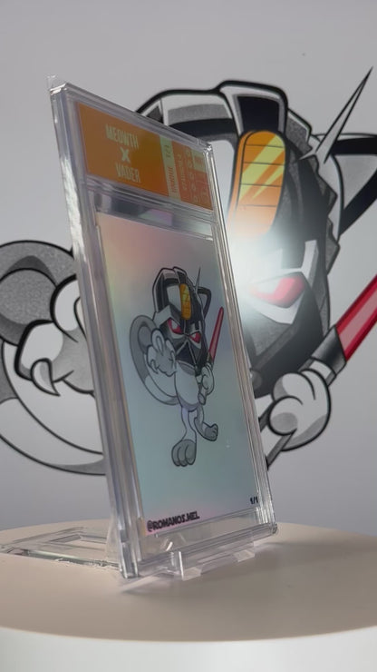 Meowth X Vader - Pokewars Series 1 - Platinum Refractor 1/1